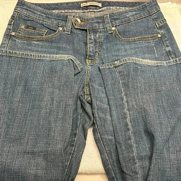 Lee Woman Midrise Lower on the waist jeans Size 10 - Picture 5 of 8